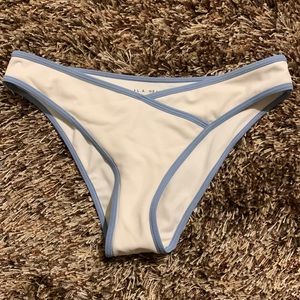 White crossover Pacsun bikini bottoms